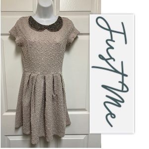 Just Me Beaded Collar Dress